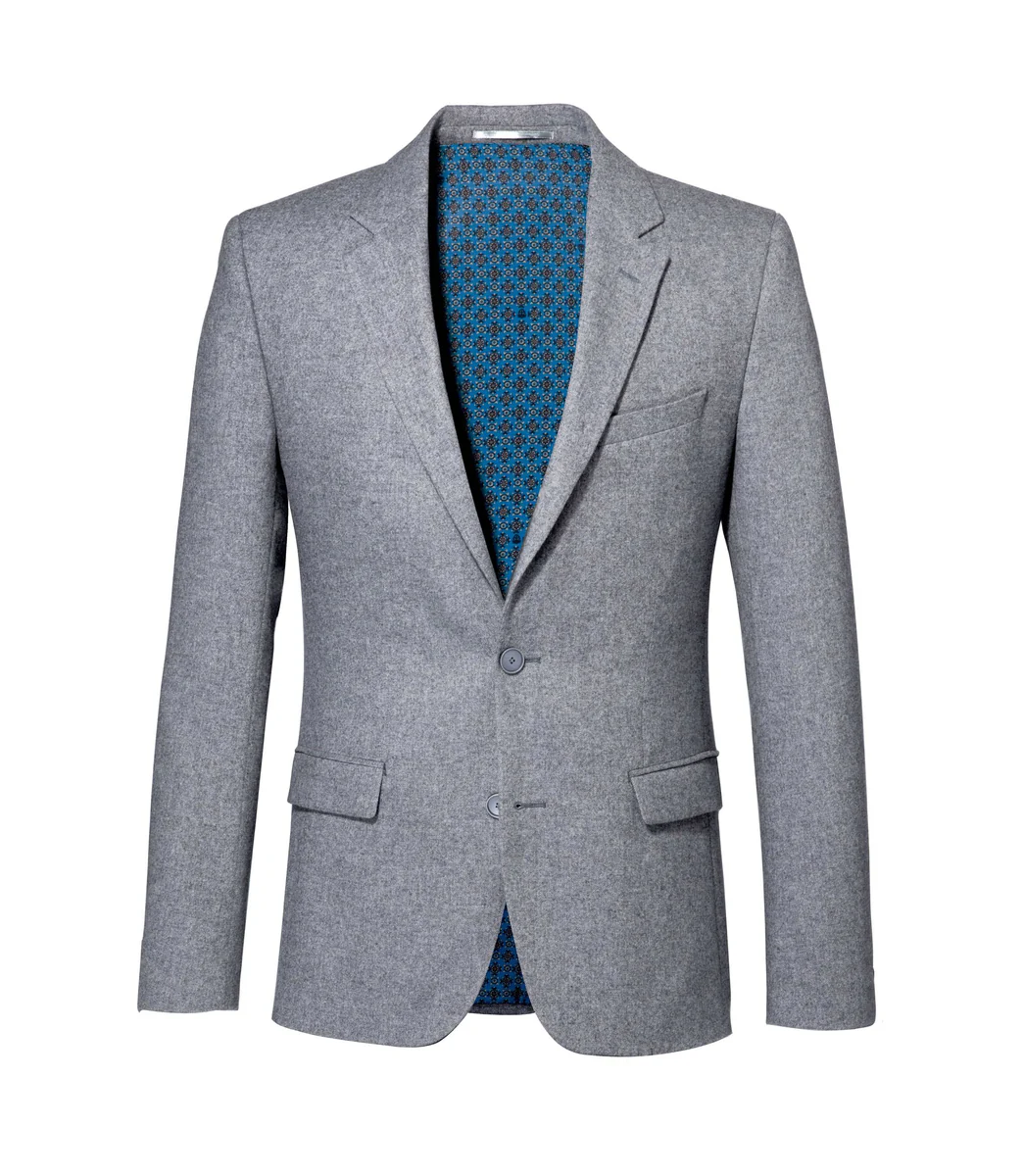 Veste ville  en tweed gris 