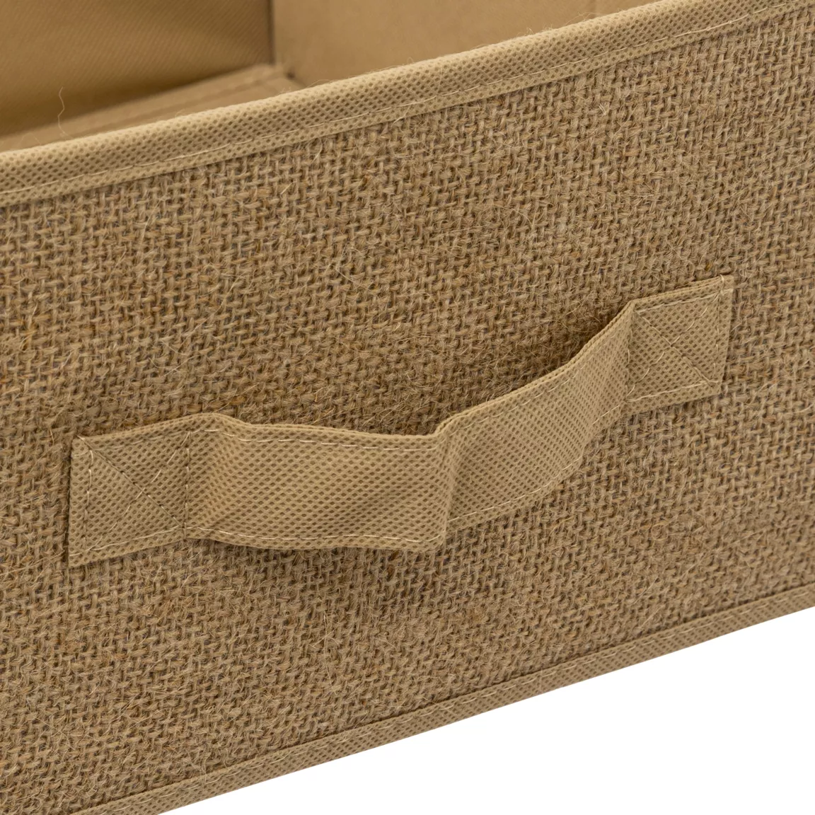 Panier de rangement jute (31 x 31 x 15 cm) Naro Beige