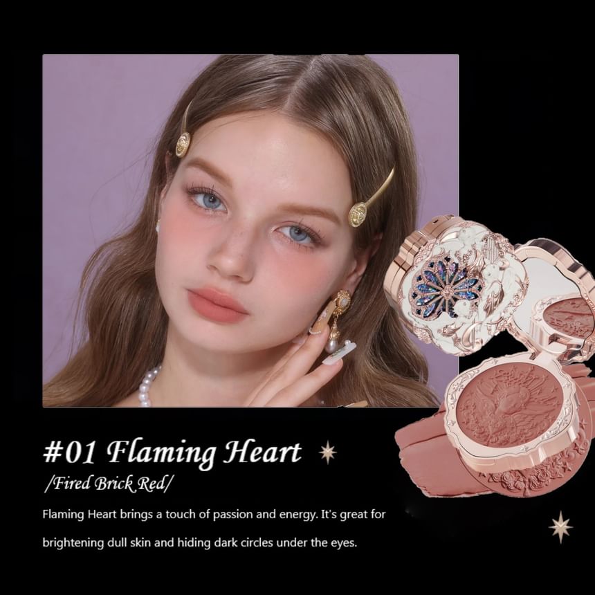 Flower Knows - Little Angel Cream Blusher - 01 Flaming Heart