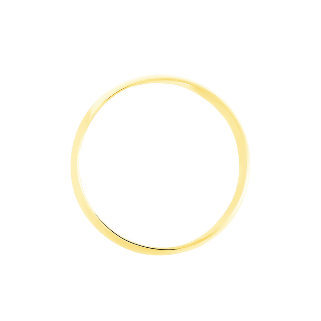 Alliance Demi Jonc Classique Or Jaune