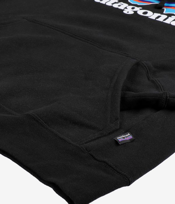 Patagonia P-6 Logo Uprisal Hoodie (black)