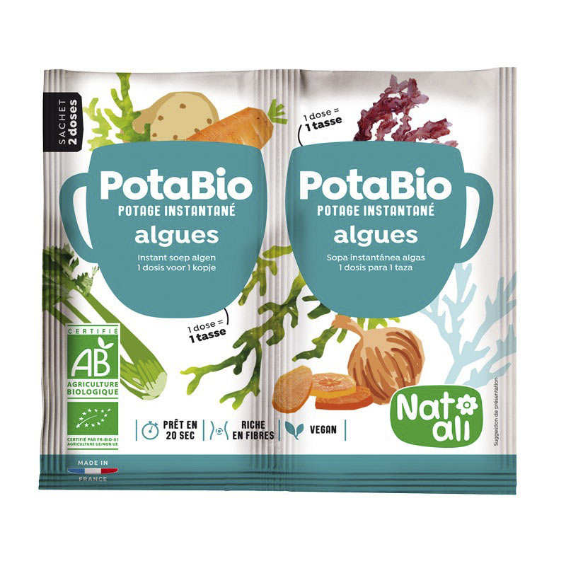 Potabio aux algues - potage instantané bio