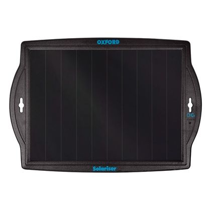 Chargeur Oxford Solaire SOLARISER pour batterie 12v Universel - Noir