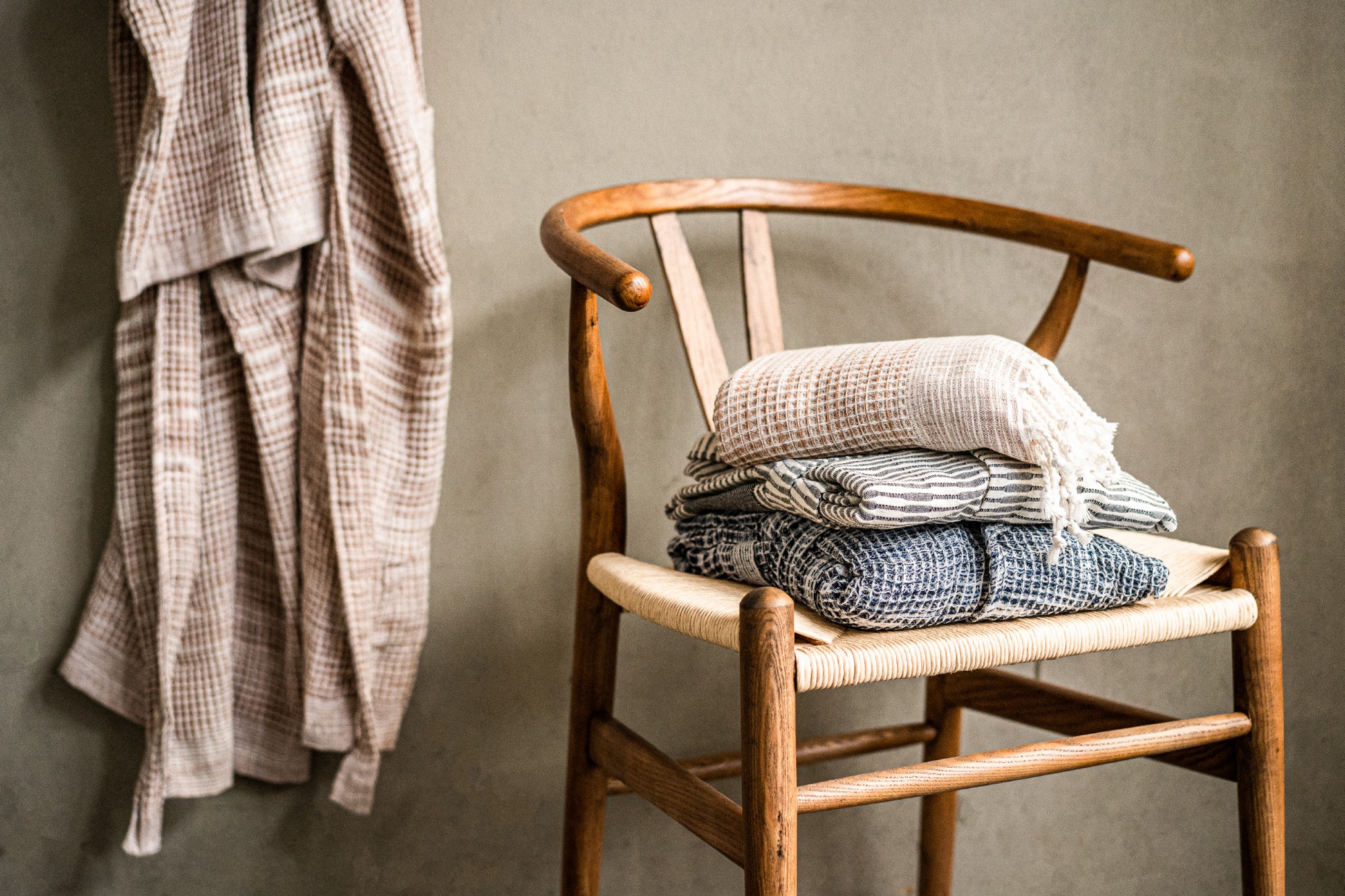 Bademantel 'Sihirli' S-XL, mit Kapuze, zimt günstig bestellen