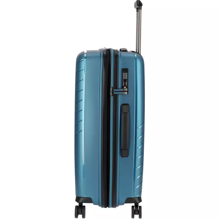 Somko Wave - 4-Rollen-Trolley M 67 cm erw. petrol