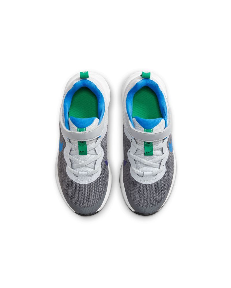 Chaussures Nike Revolution 6 Gris & Bleu Royal pour enfant