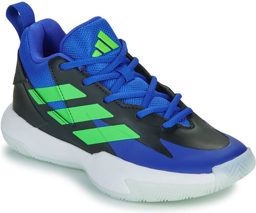 Adidas Cross ´em Up Select Mid Junior Basketbalschoenen Zwart