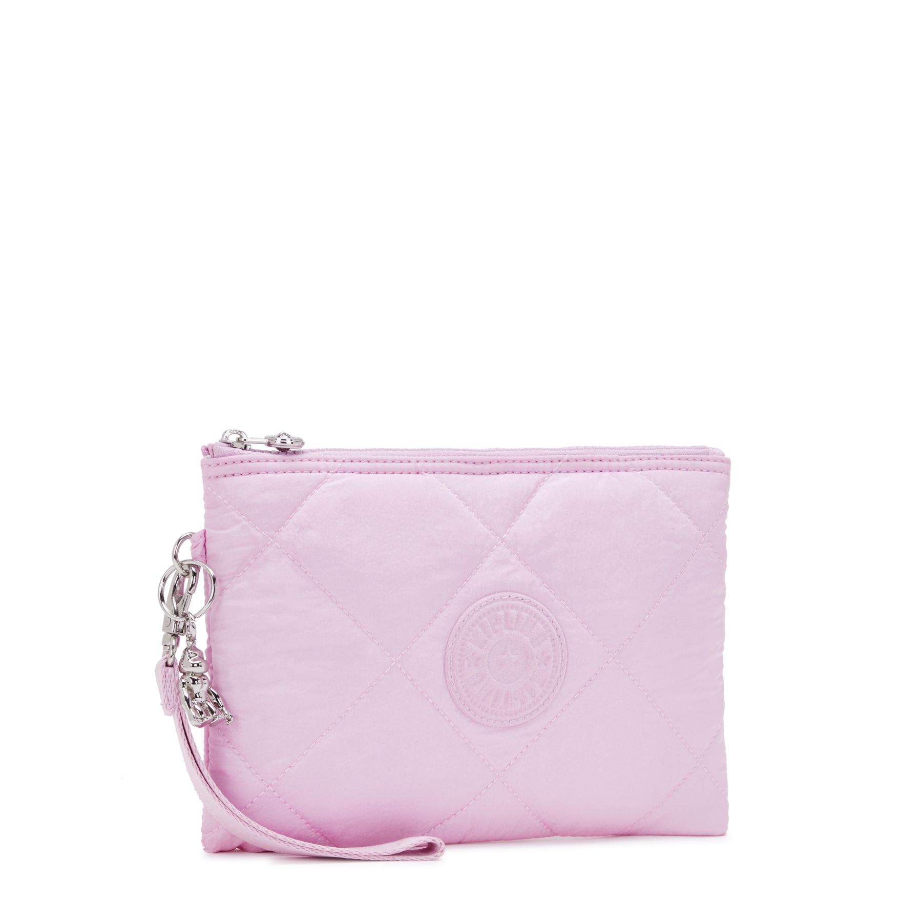 FANCY Grande pochette plate avec dragonne - Blooming Pink Quilt
