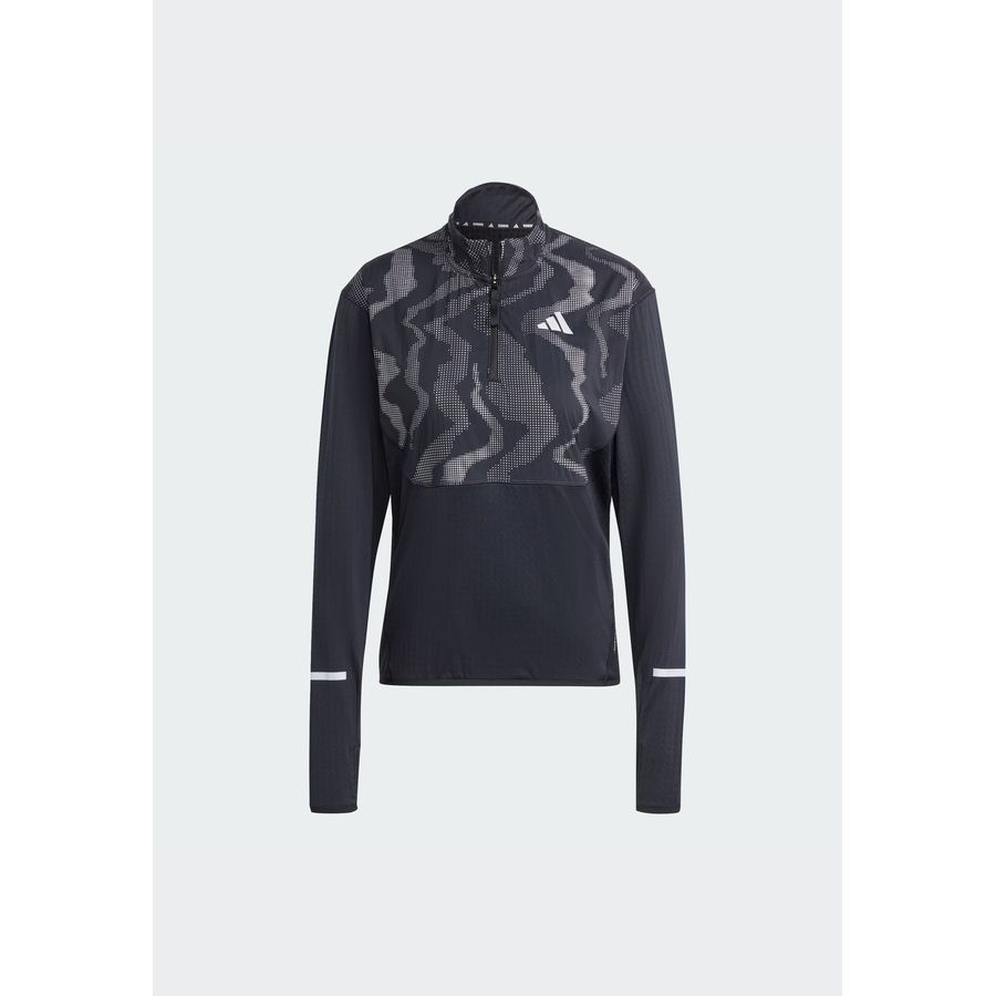 Adidas Haut demi-zip réfléchissant Ultimate Hi Vis