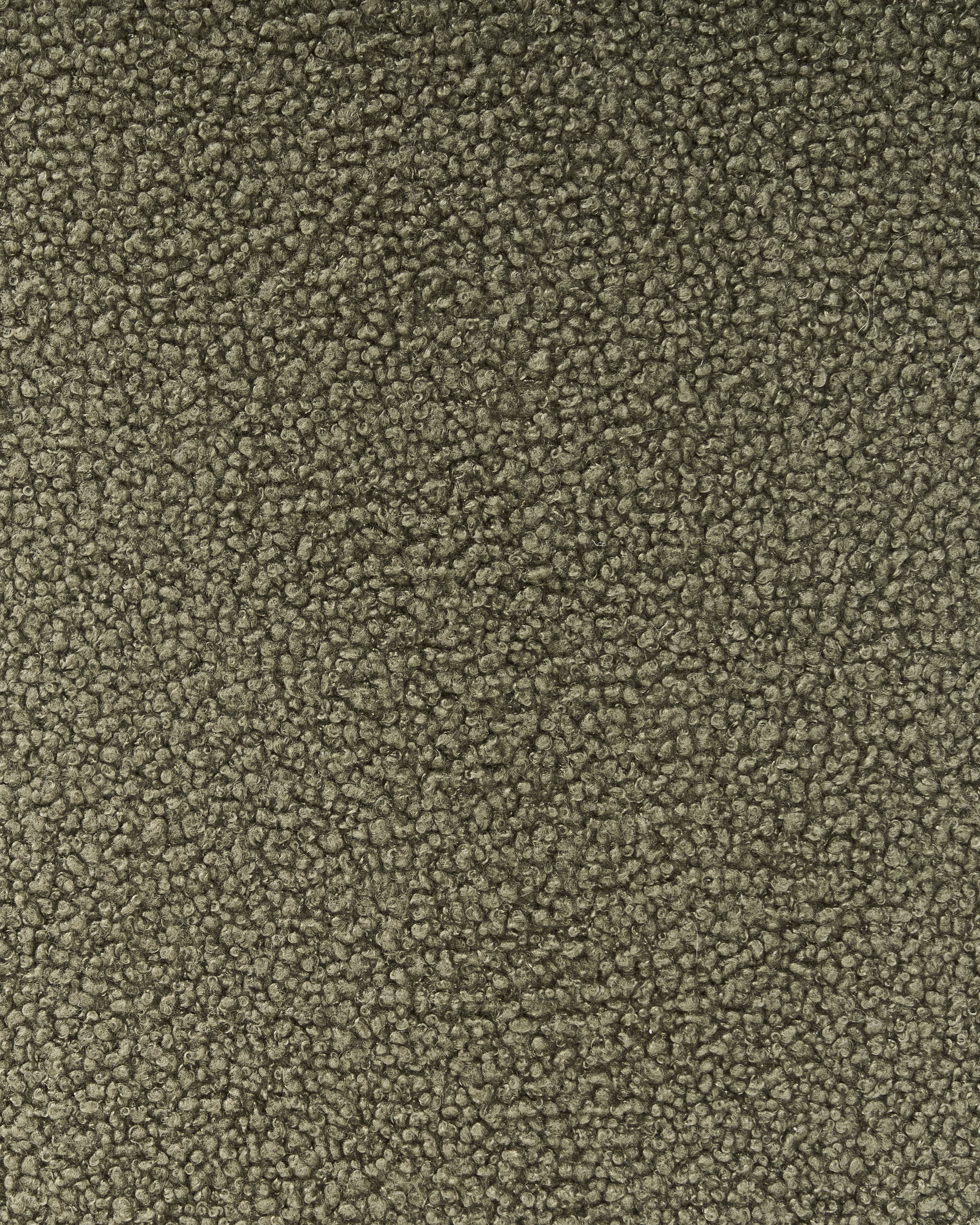 Fauteuil ILBRO Bouclé Groen/donkerbruin