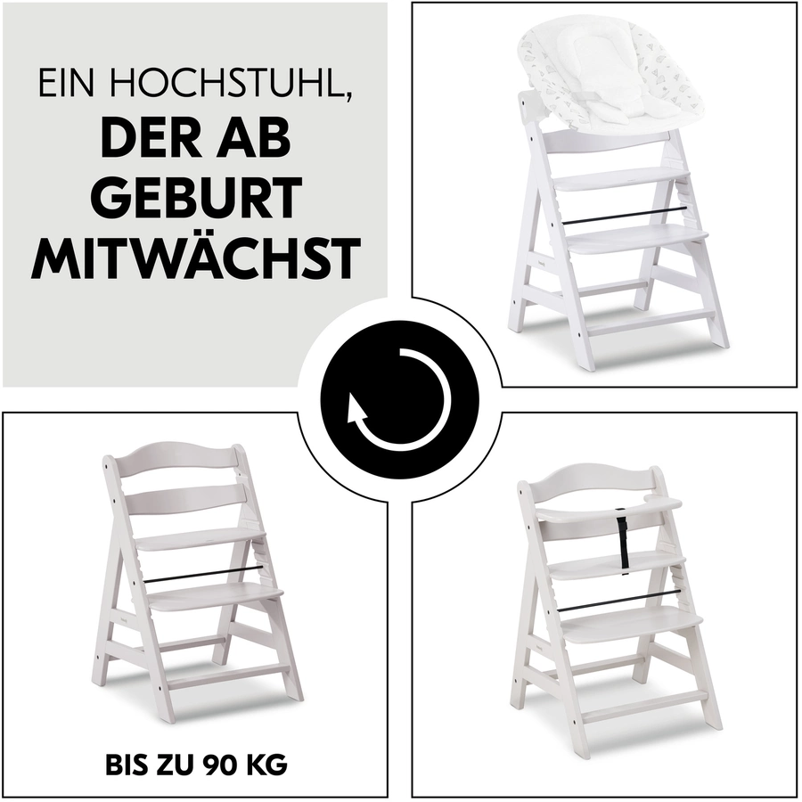 hauck Hochstuhl Alpha Plus Creme