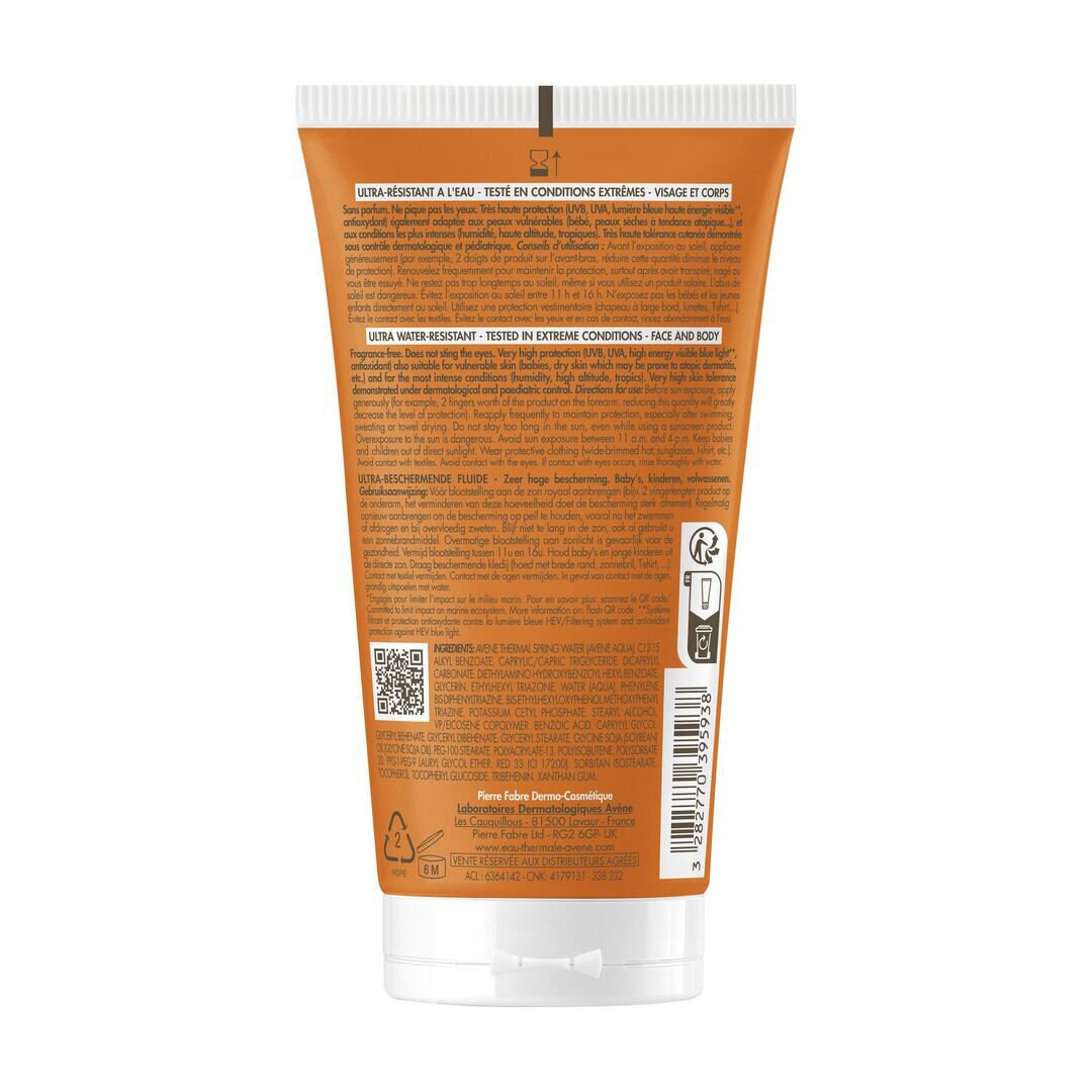AVENE  Protetor Solar Fluido Intense Protect SPF 50+ - 150ml