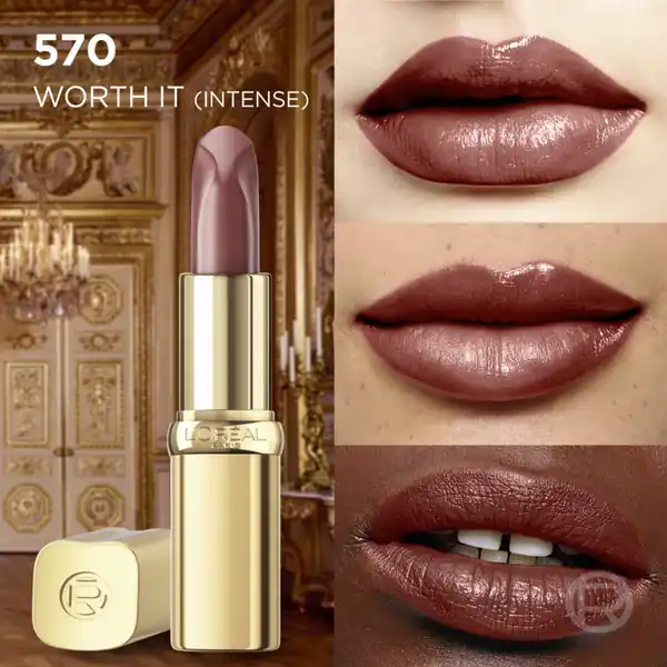 Color Riche Satin Nude Lippenstift 570 Worth it intense