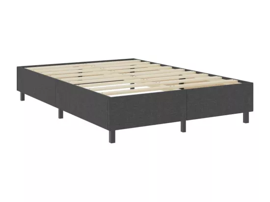 Sommier tapissier Gris Tissu 140 x 200 cm