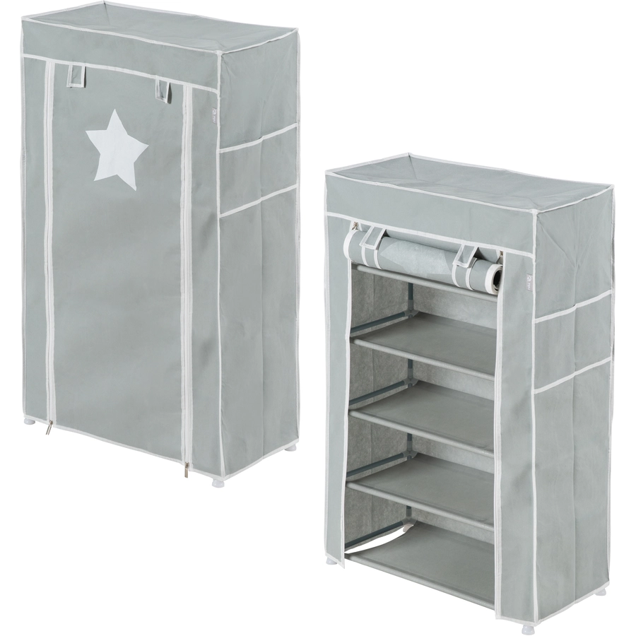roba Textil-Aufbewahrungsschrank M Little Stars 58,0 x 28,0 x 90,0 cm