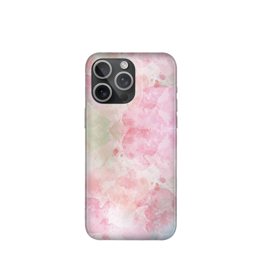 iPhone 15 Pro Max Kunststoff Hülle Pastellhauch - Rosa