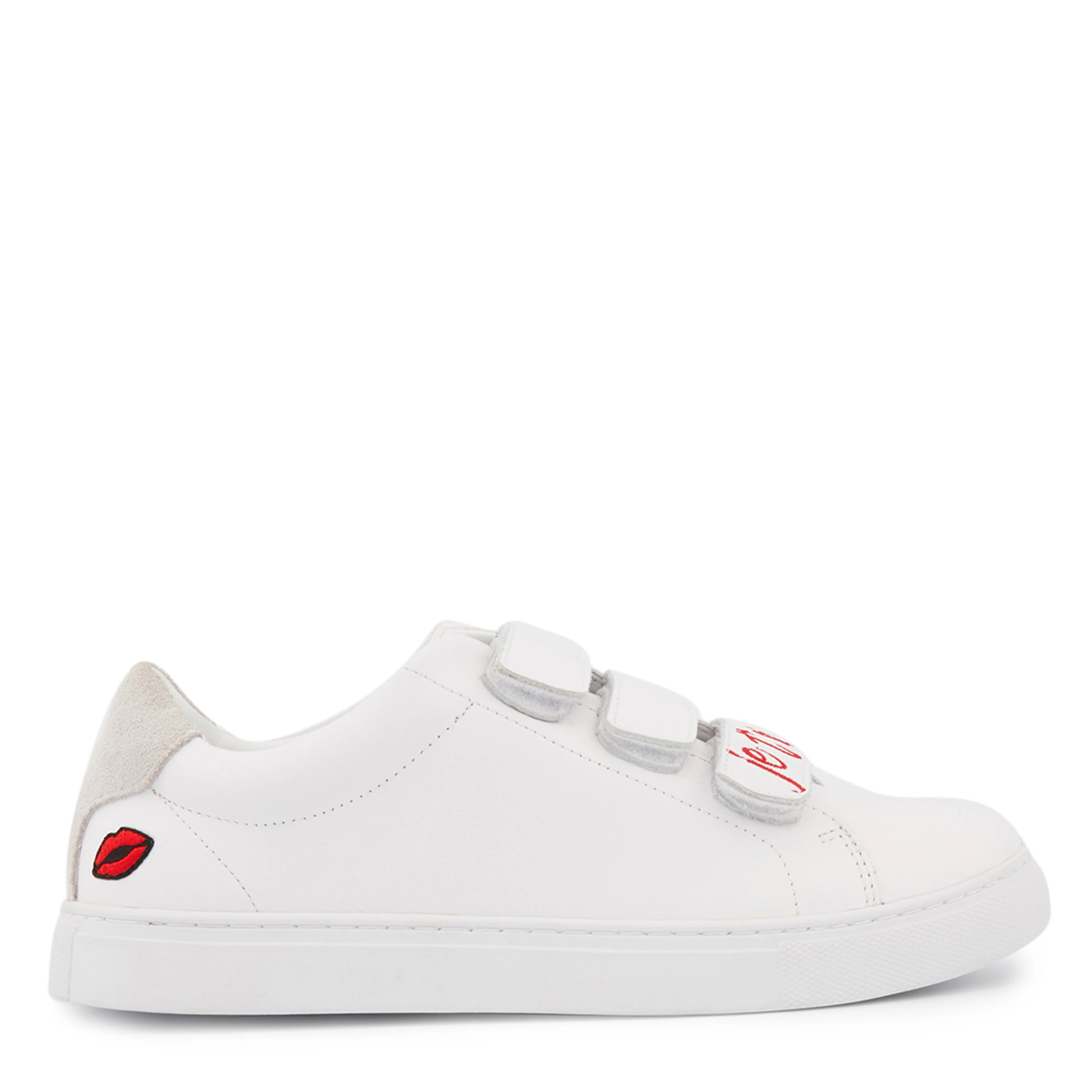 EDITH JE T'AIME - Sneakers en cuir | Blanc