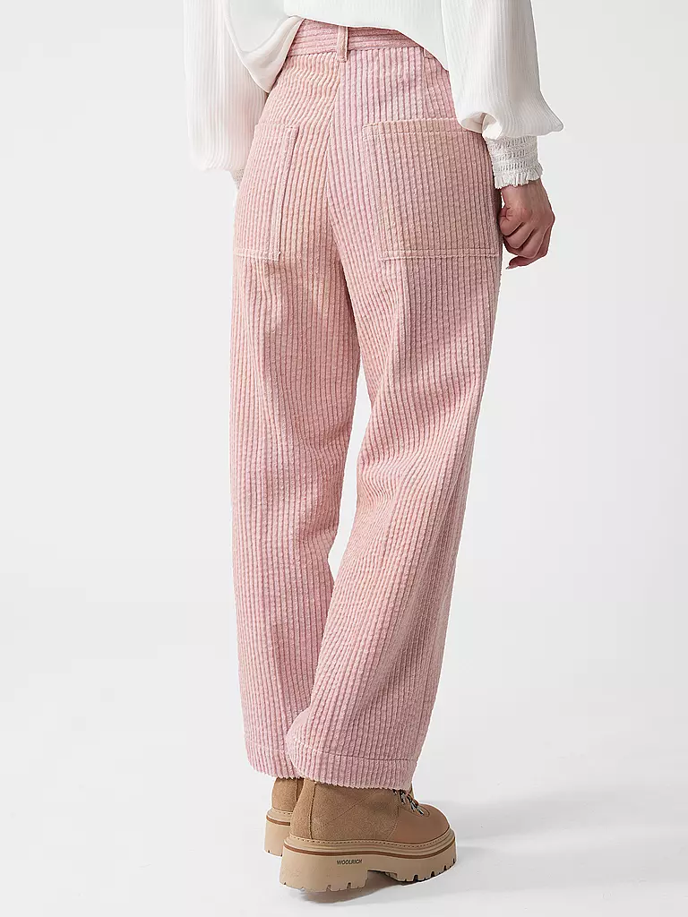 TELA Cordhose Wide Leg VALLE rosa