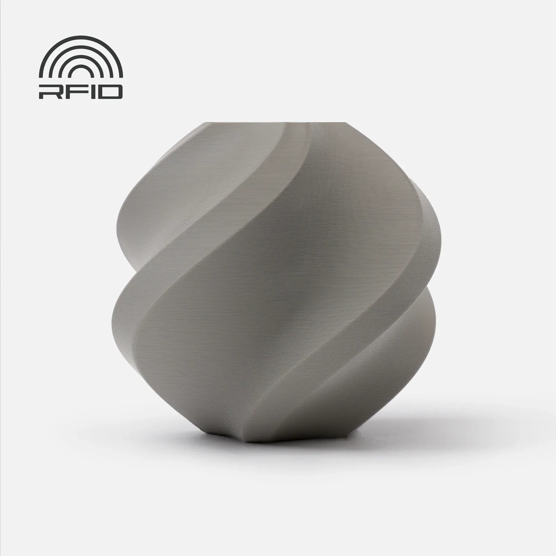 Bambu Lab  PLA Basic Gray, Refill (1.000 g)    Leicht zu druckendes PLA mit glattem Oberflächenfinish in Grau