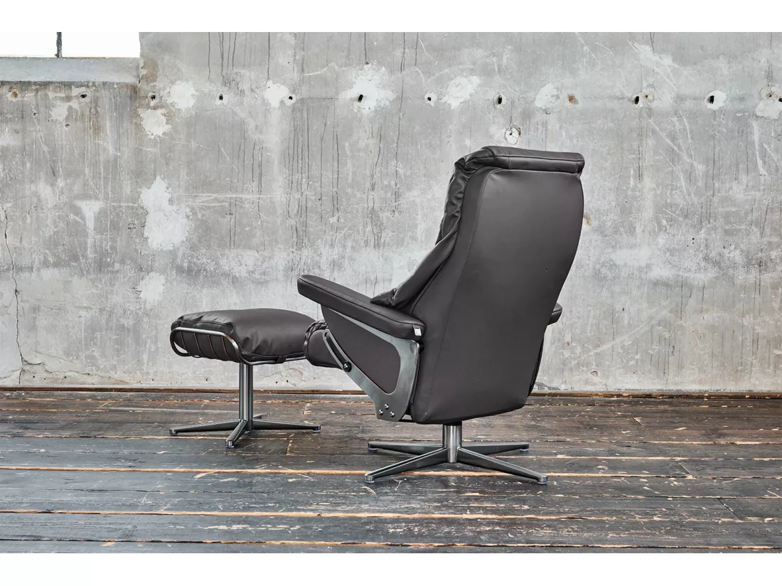 Fauteuil - Gris cuir - MODO