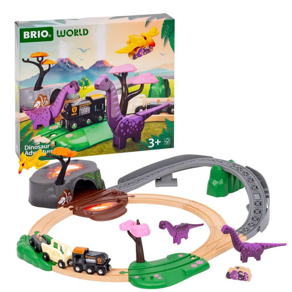 BRIO Spiel Dinosaurier Abenteuer-Set