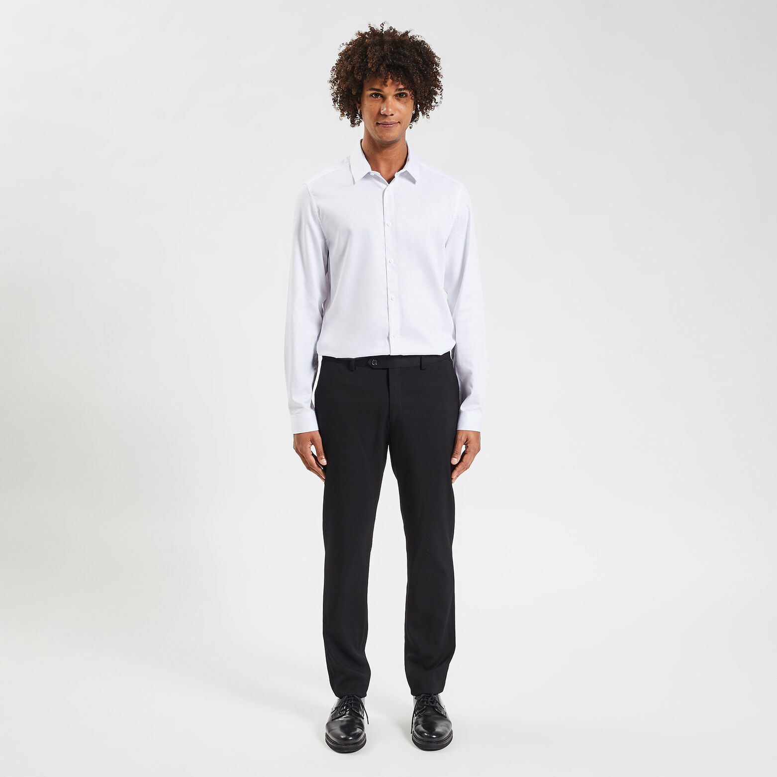 Pantalon de costume coupe slim Noir