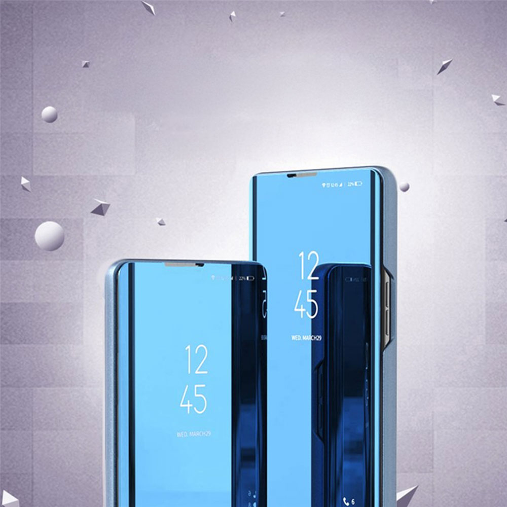 Samsung Galaxy A56 Clear View Standing Flip Cover Tasche - Blau
