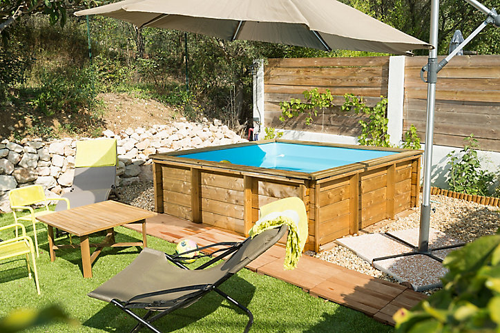 Piscine bois Tropic Junior 2 x 2 x h.0,64 m