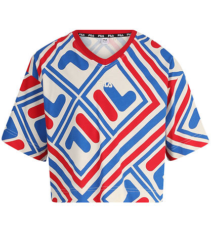 Fila T-Shirt - Kurz geschnitten - Langenhagen - Antique White F-