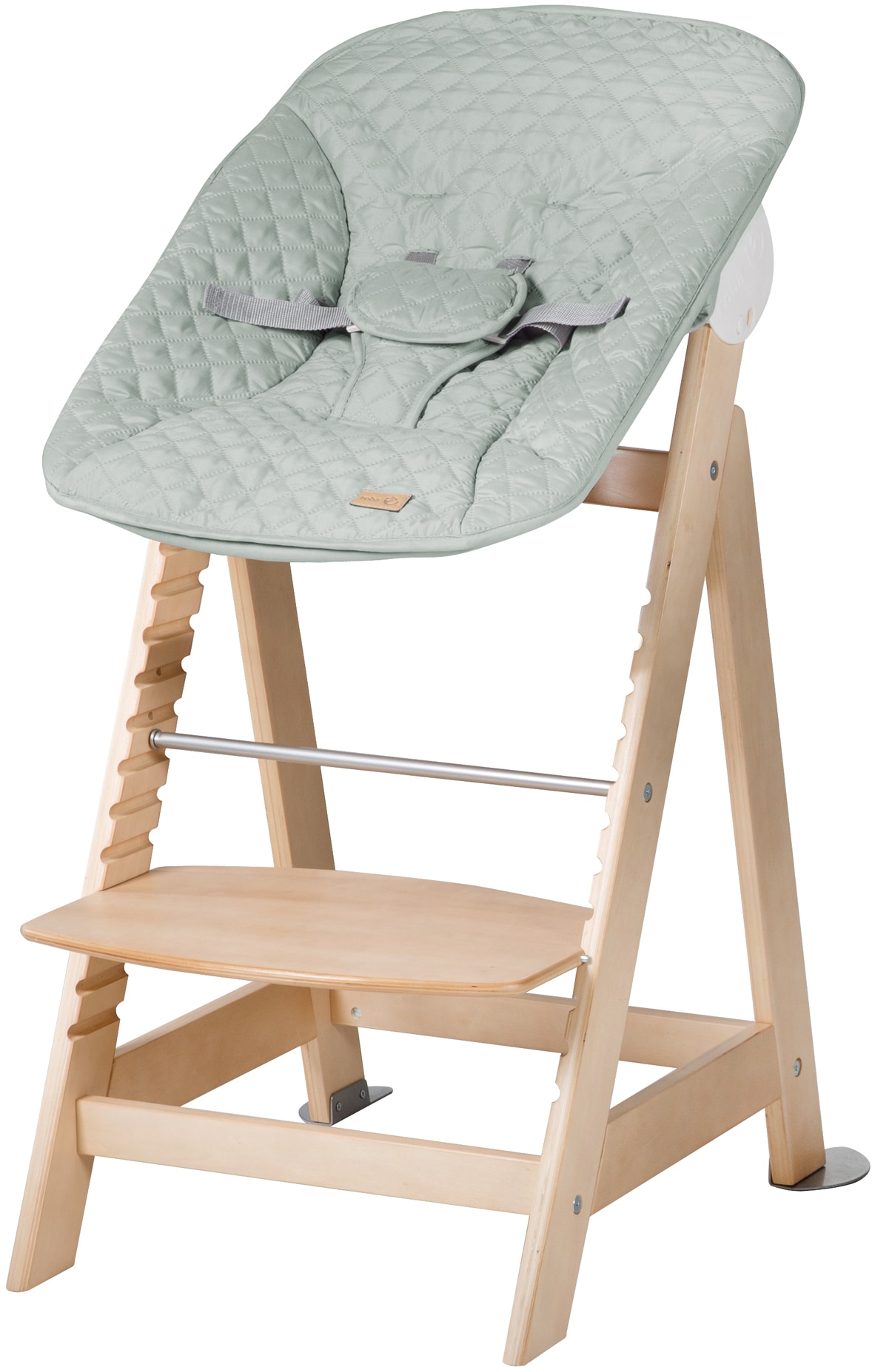 roba® Hochstuhl »Treppenhochstuhl 2-in-1 Set Style, Born Up« () mit Neugeborenen-Aufsatz