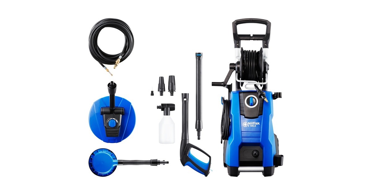 NilfiskHogedrukreiniger E 145.4-9 PAD X-tra  (Blauw/zwart)
