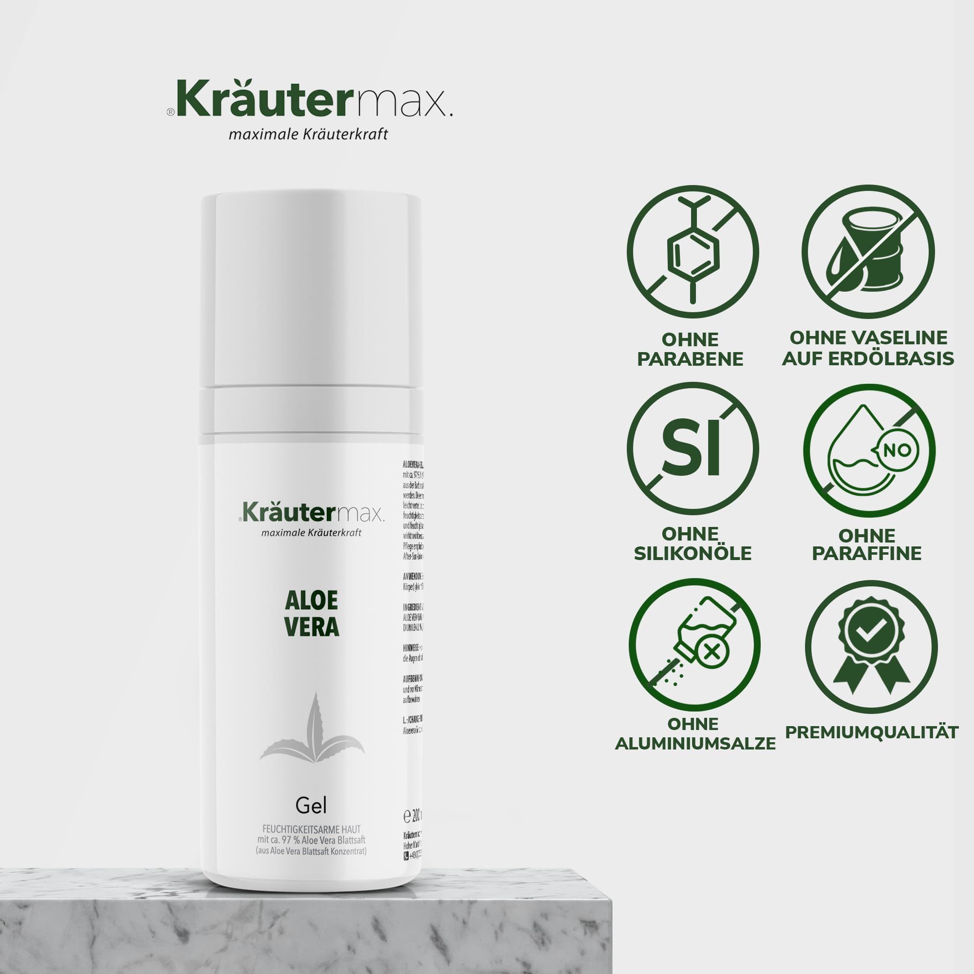 Kräutermax Aloevera Gel 97 %