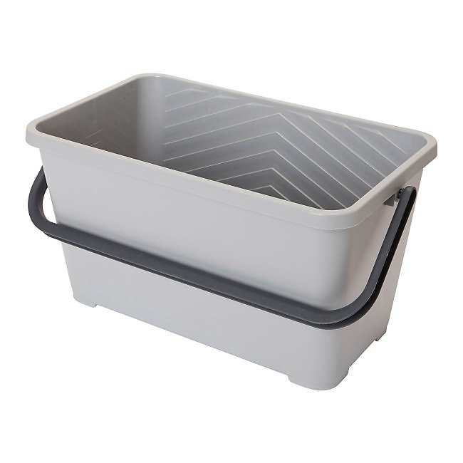 Seau à peinture GoodHome 12L plastique gris