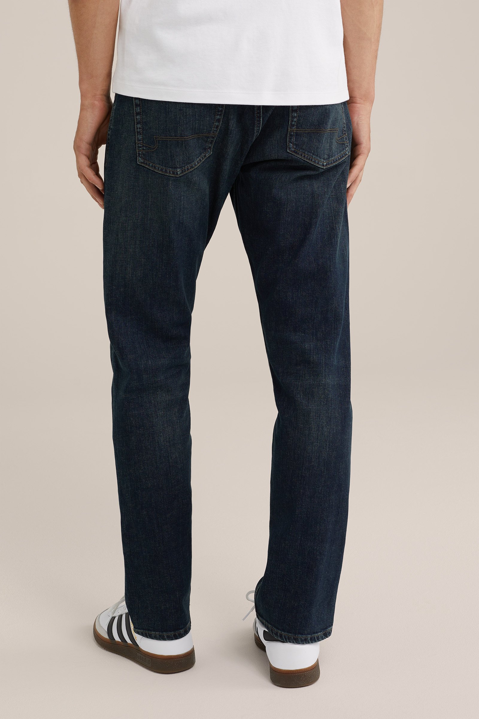 regular fit jeans met medium stretch Blue Ridge Donkerblauw