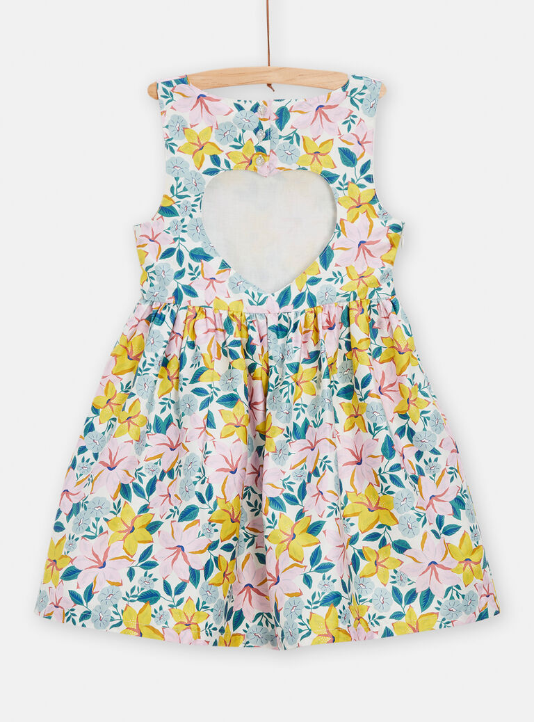 Robe imprimée fleurie pour fille