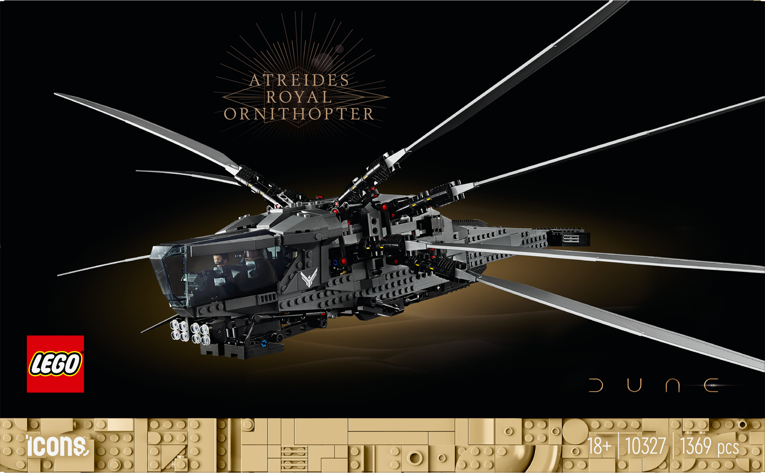 LEGO Icons - Dune Atreides Royal Ornithopter (10327)