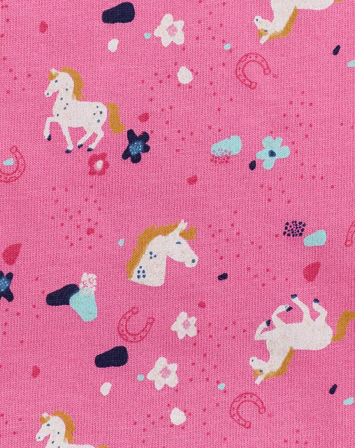 Sommerhut SPARKLING PONY gemustert in pink