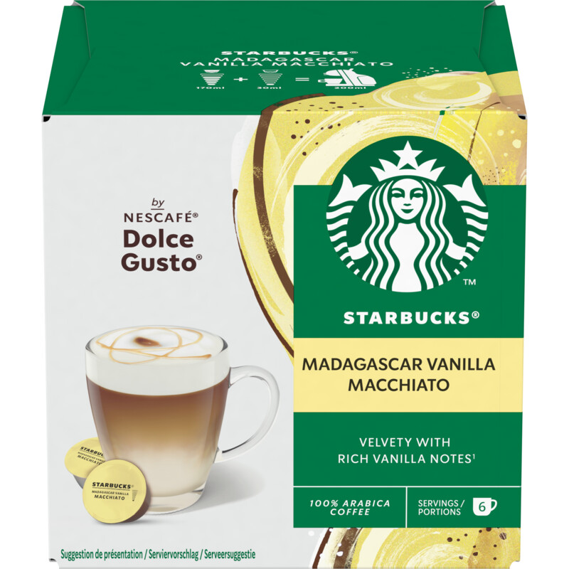 Starbucks Dolce gusto compatible vanilla