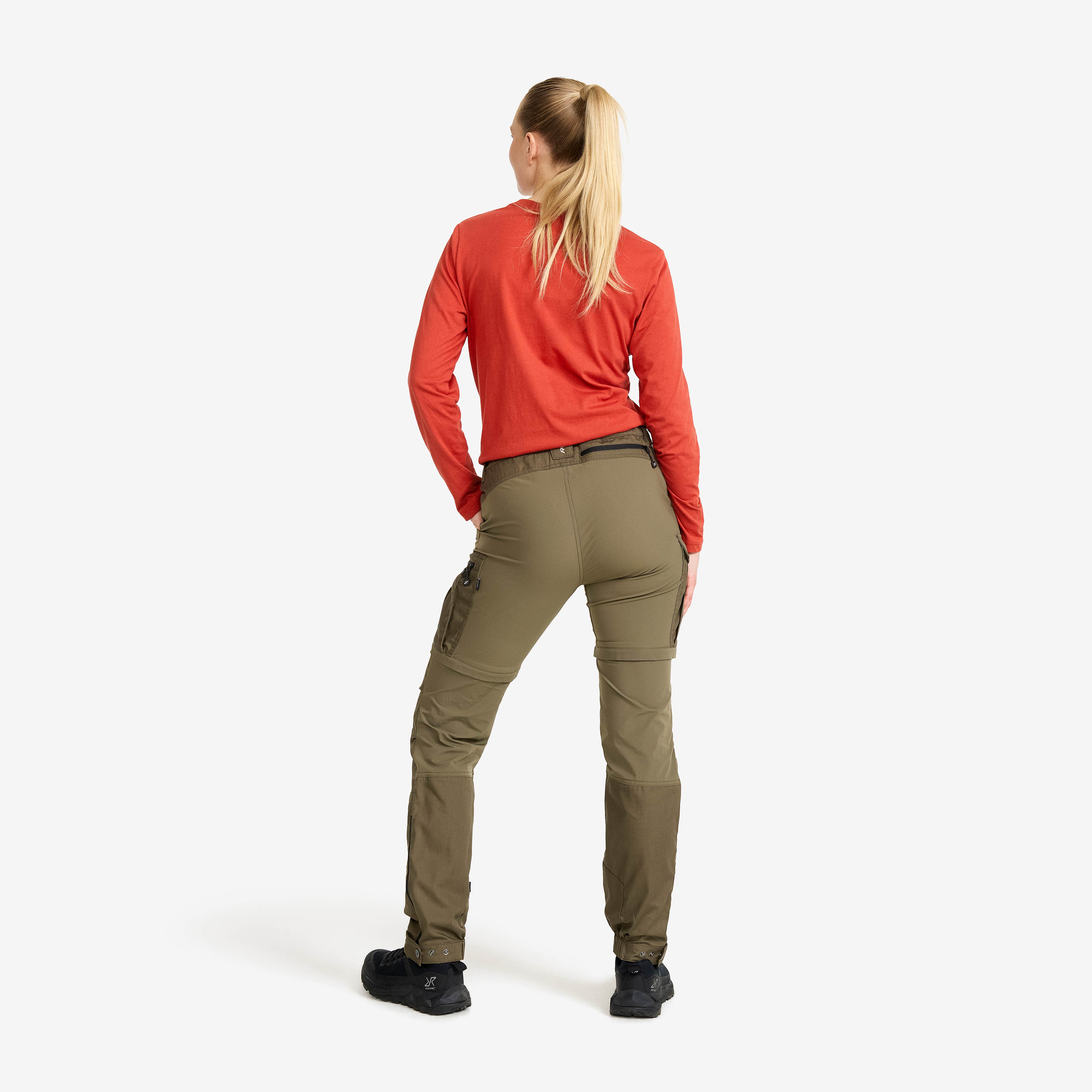 Rambler Lightweight Zip-off Pants Dame Light Moss Gray