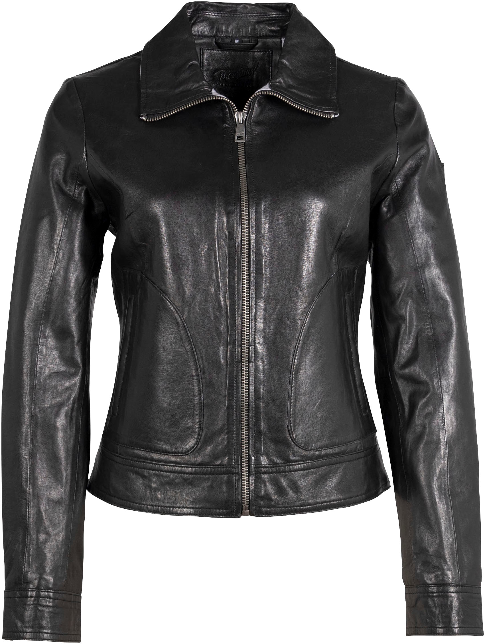 Mauritius Lederjacke »MWLusan« mit Umlegekragen