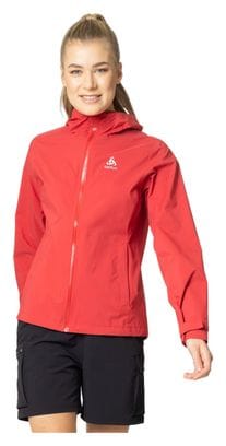 Veste Imperméable Odlo Aegis 2.5L Femme Rouge