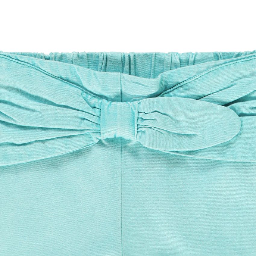 Short en tencel coloré pour fille - Bleu