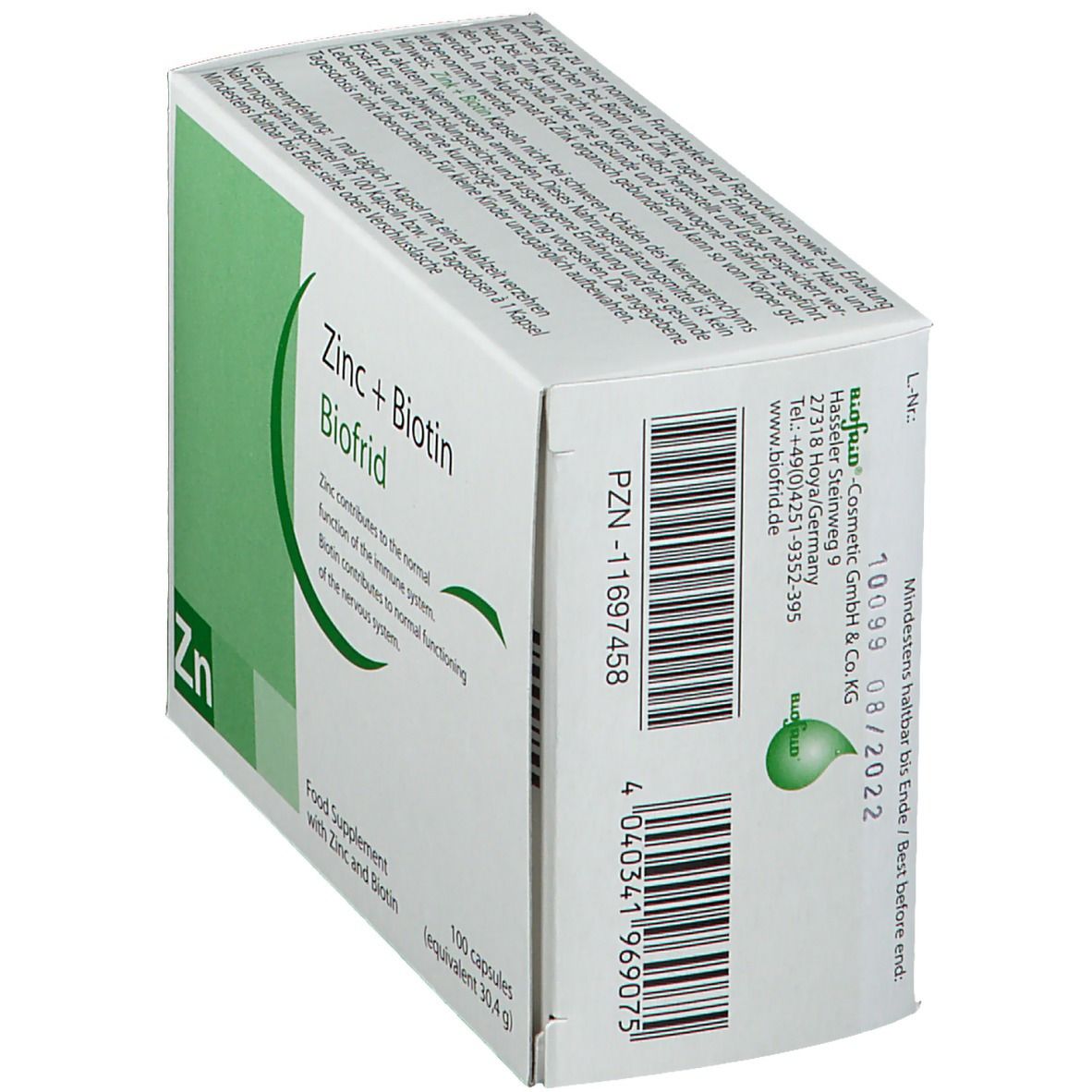 Zink + Biotin Biofrid