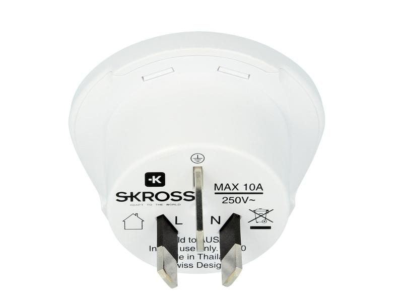 SKROSS Reiseadapter Country World – AUS Länderreiseadapter World – Australien & China