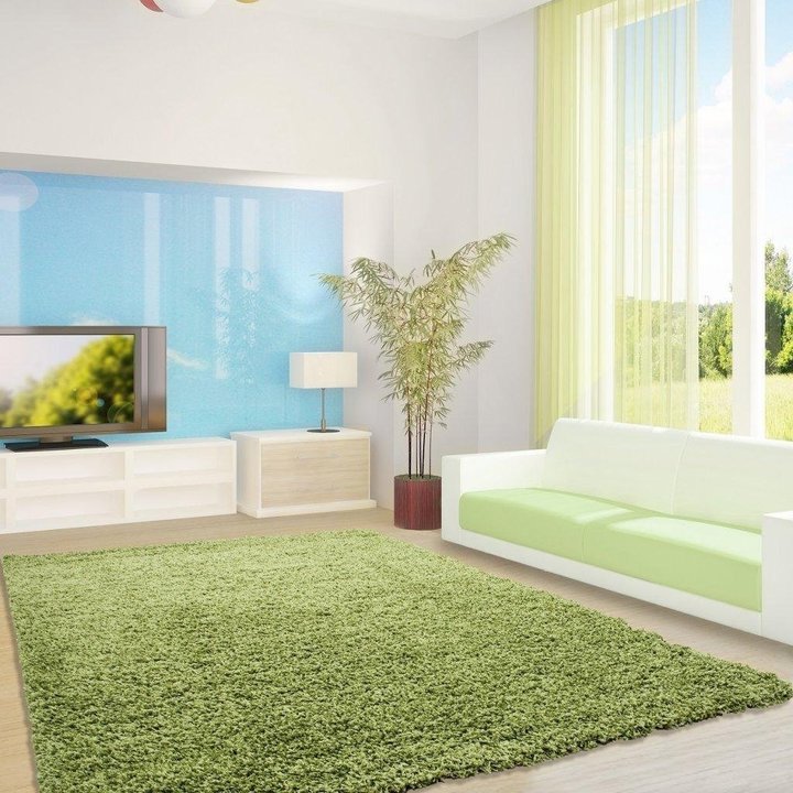 Hoogpolig vloerkleed - Life Groen