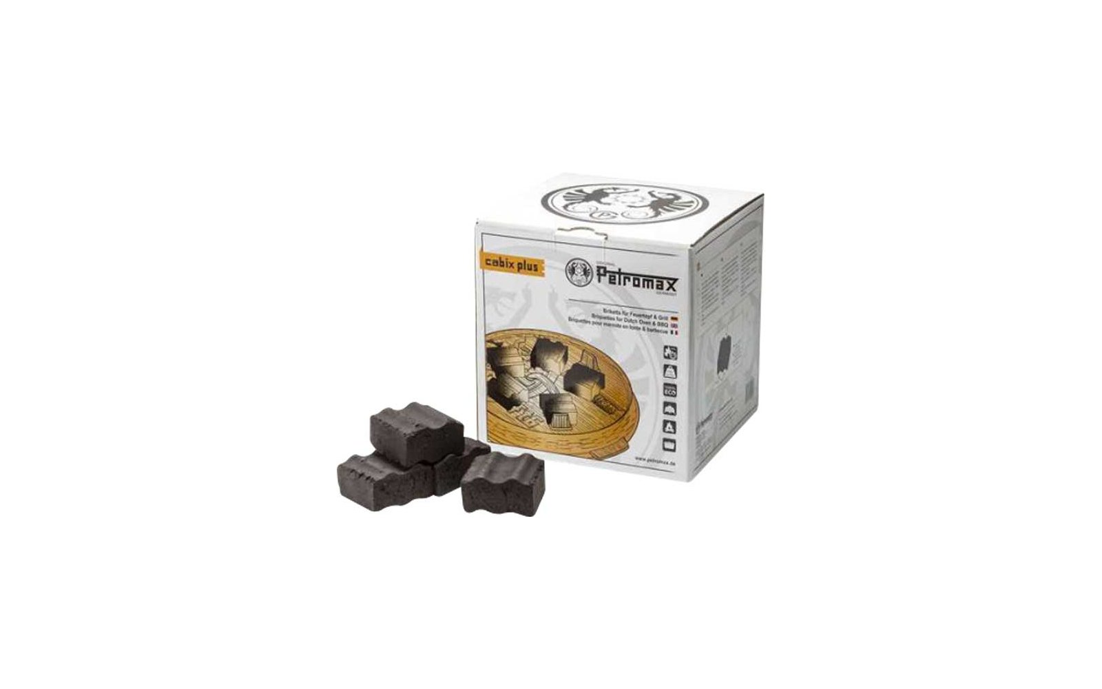 Petromax Cabix Plus Briketts für Feuertopf & Grill