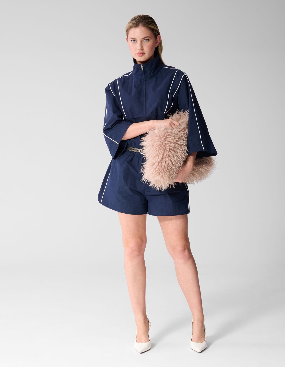 Track Jumpsuit Donkerblauw