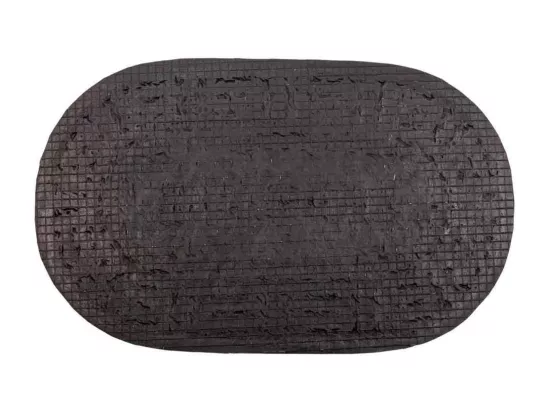 Paillasson ovale en coco naturel 45x75h