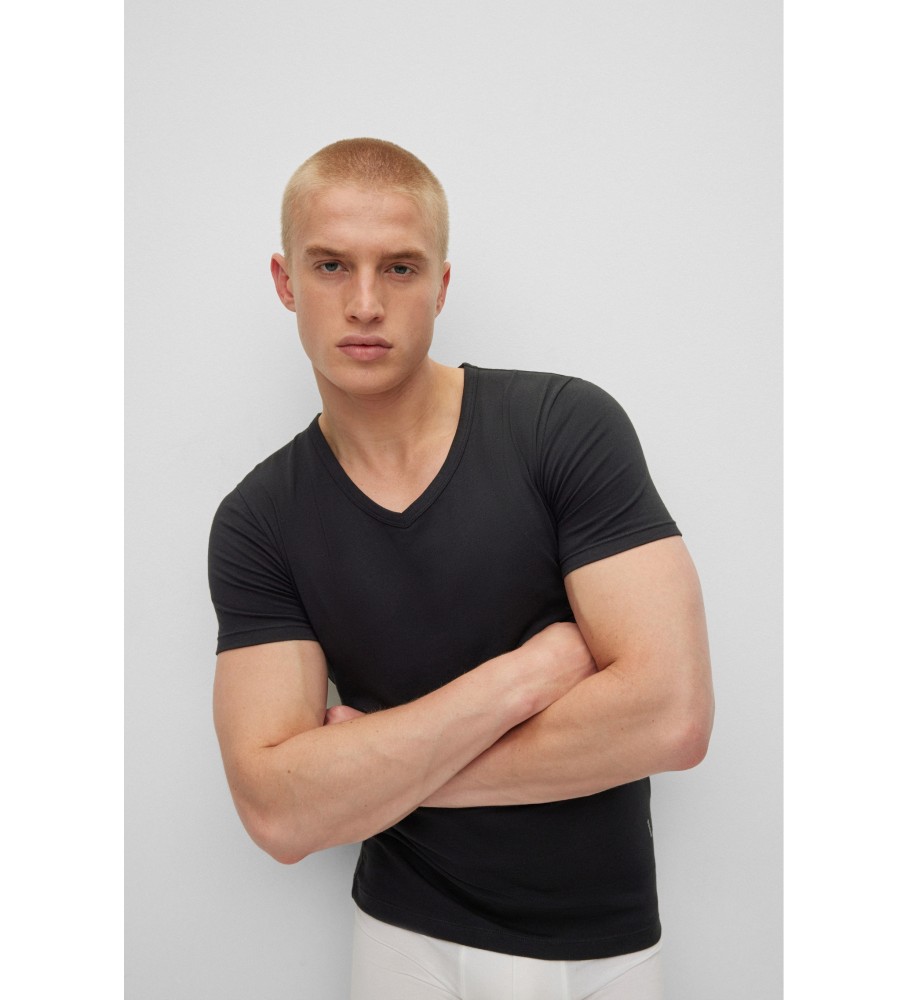 BOSS Pack 2 VN 2P Camisetas modernas pretas