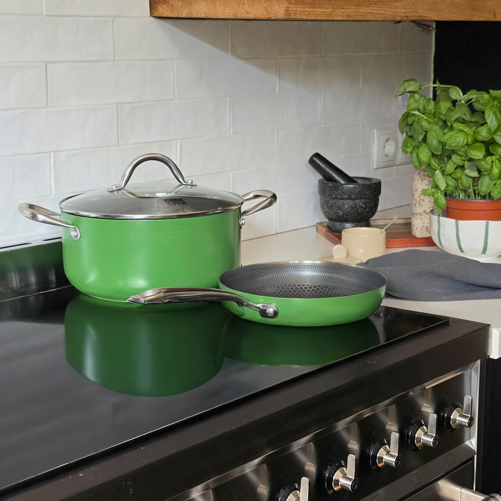 Go Green Honey Koekenpan 24 cm - RVS